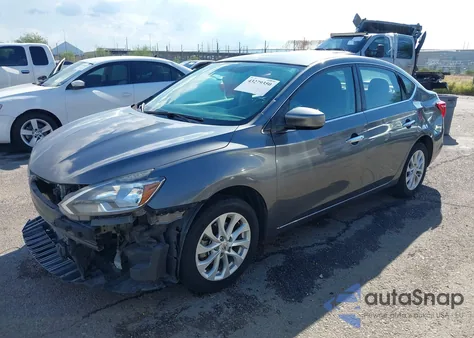 2018 Nissan Sentra Sv из США, поврежденный, VIN 3N1AB7AP0JL647153